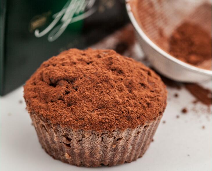 Fettarme Schoko-Minz-Muffins