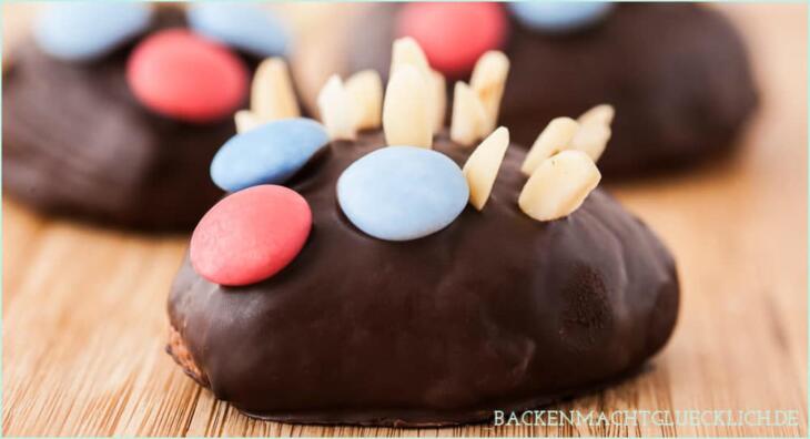Kleine Schoko-Igel für Kinder