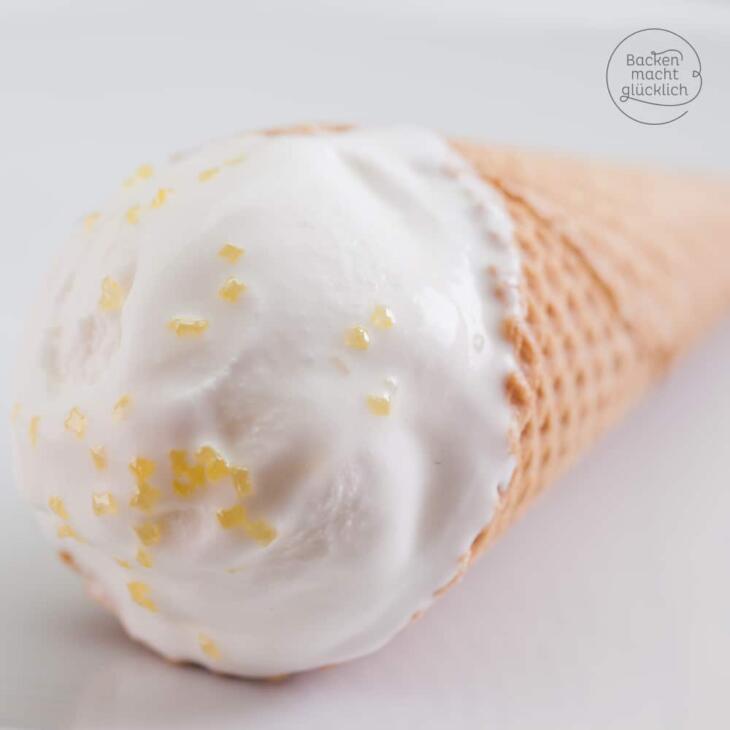 Zitronen-Kokos-Eiscreme