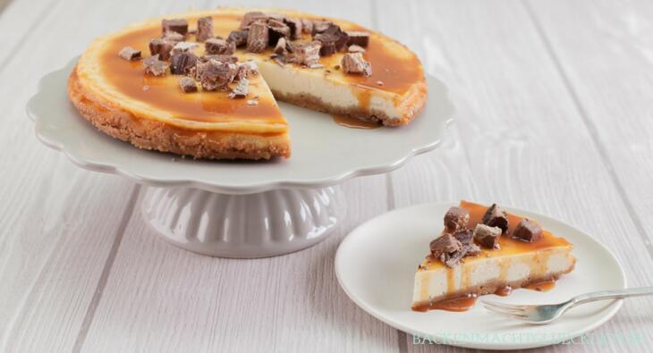 American Cheesecake mit Karamell