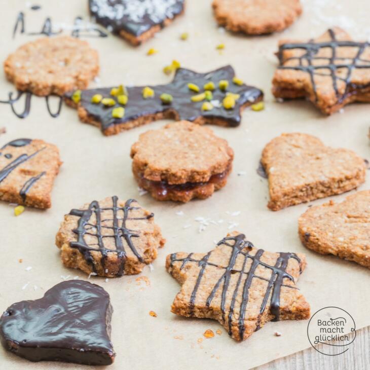 Vollwertige Weihnachtsplätzchen