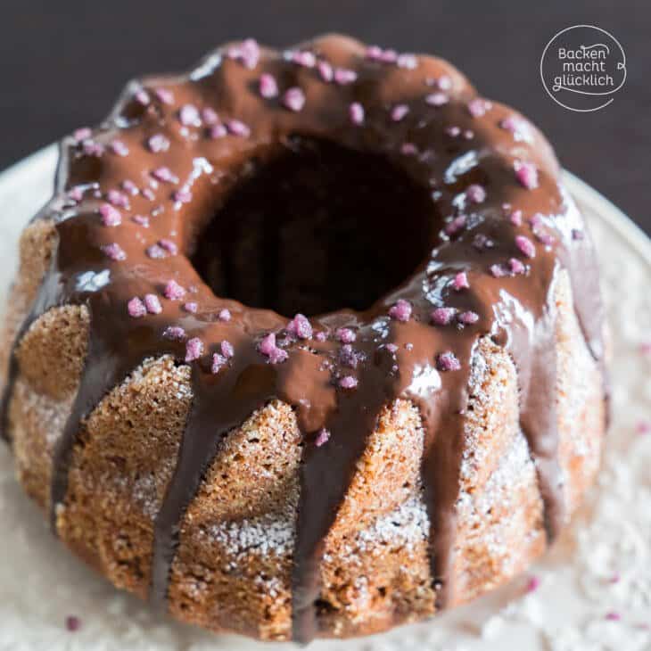 Rotweinkuchen mit Schokolade