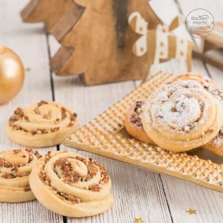 Marzipan-Zimt-Schnecken