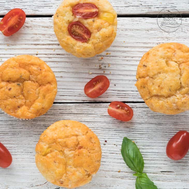 Pizzamuffins ohne Hefe