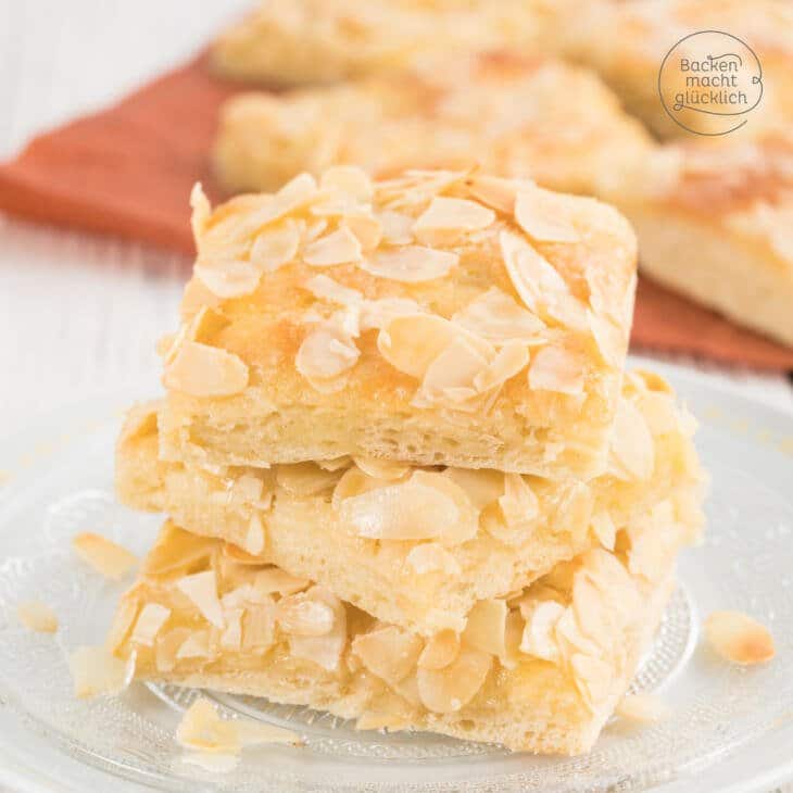 Butterkuchen mit Mandeln