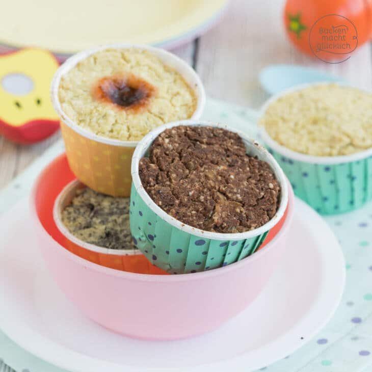 Gesunde Baby-Apfelmusmuffins