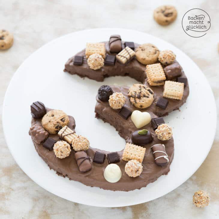 Geburtstags-Zahlenkuchen
