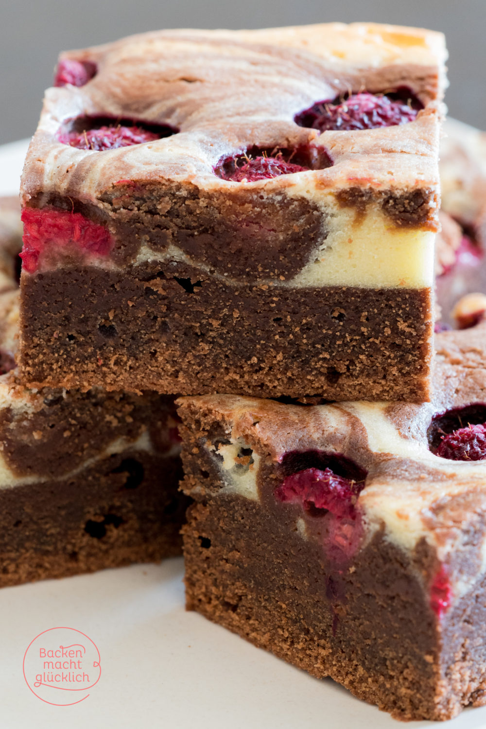 Einfache Cheesecake Brownies