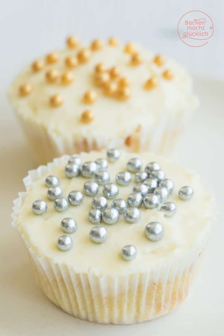 cupcakes mit weisser schokolade