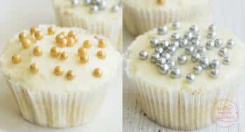 cupcakes mit weißer schokolade