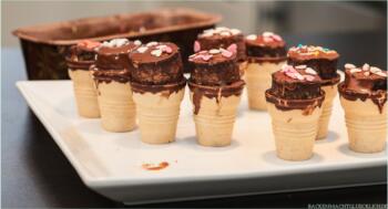 Waffelkuchen mit Kindern-4 Waffelkuchen