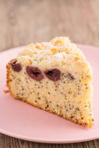 Mohn Kirsch Streuselkuchen