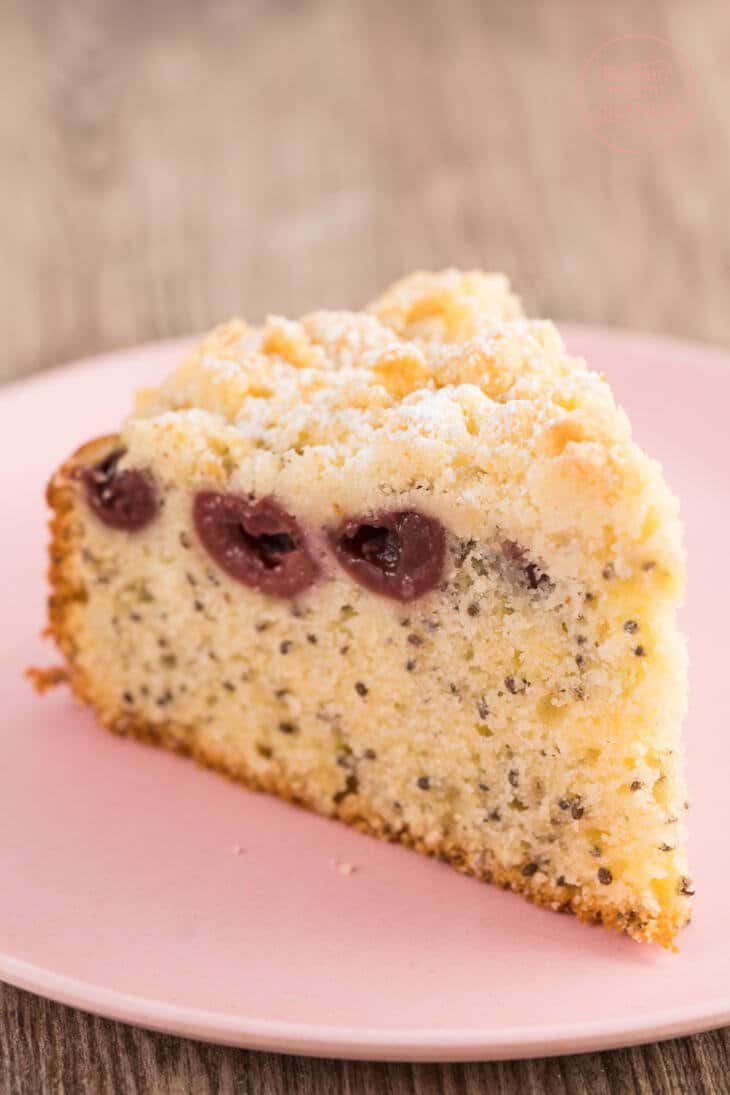Mohn Kirsch Streuselkuchen