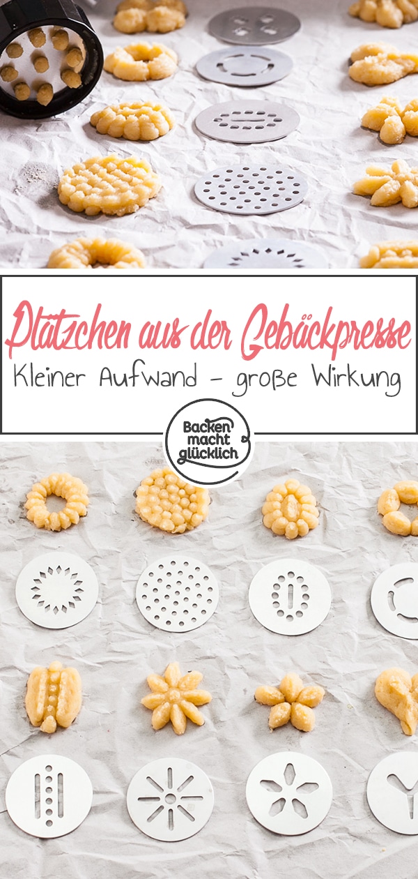 Schöne Kekse auf Knopfdruck? Mit der Plätzchenpresse klappt´s! Ausführlicher Gebäckspritzen-Test inklusive Tipps und erprobtem Rezept für wunderschöne Plätzchen aus der Gebäckpresse, das garantiert gelingt