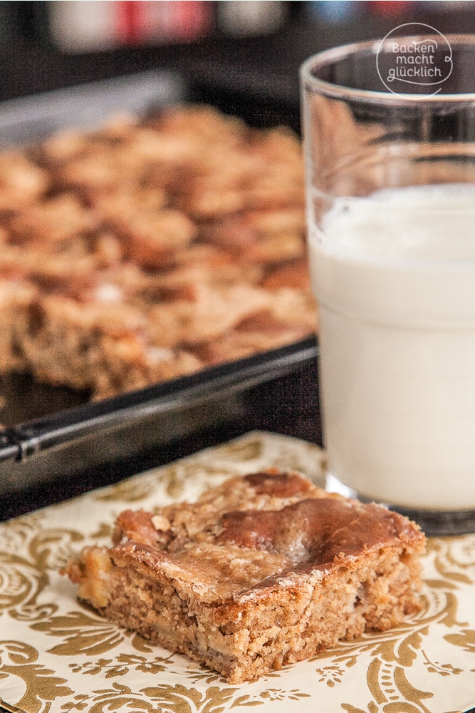 Amerikanischer Apfelkuchen vom Blech | Backen macht glücklich