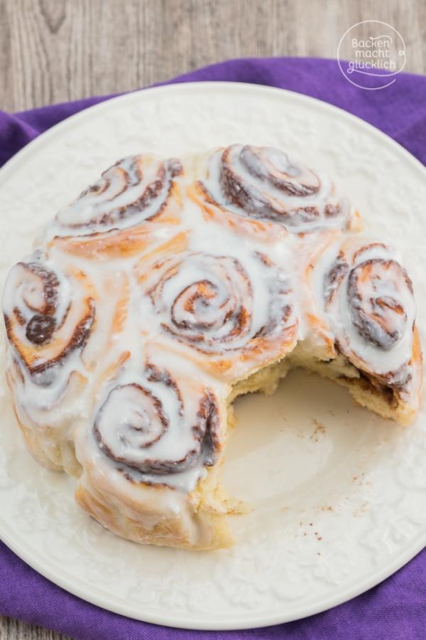 Kalorienarme Zimtschnecken