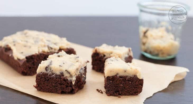 Cookie Dough Brownies Rezept