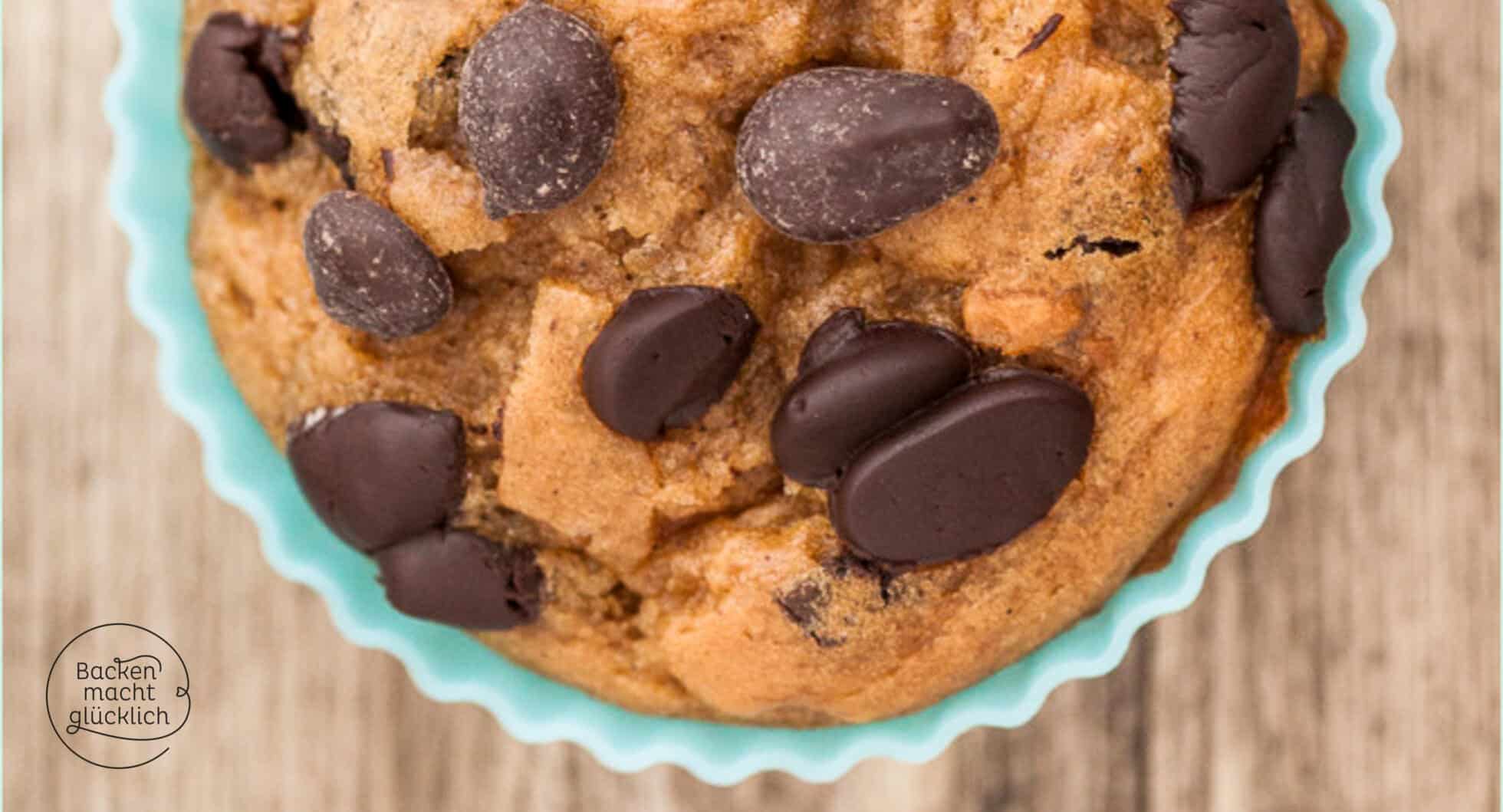 Gesunde BananenSchokoMuffins Backen macht glücklich