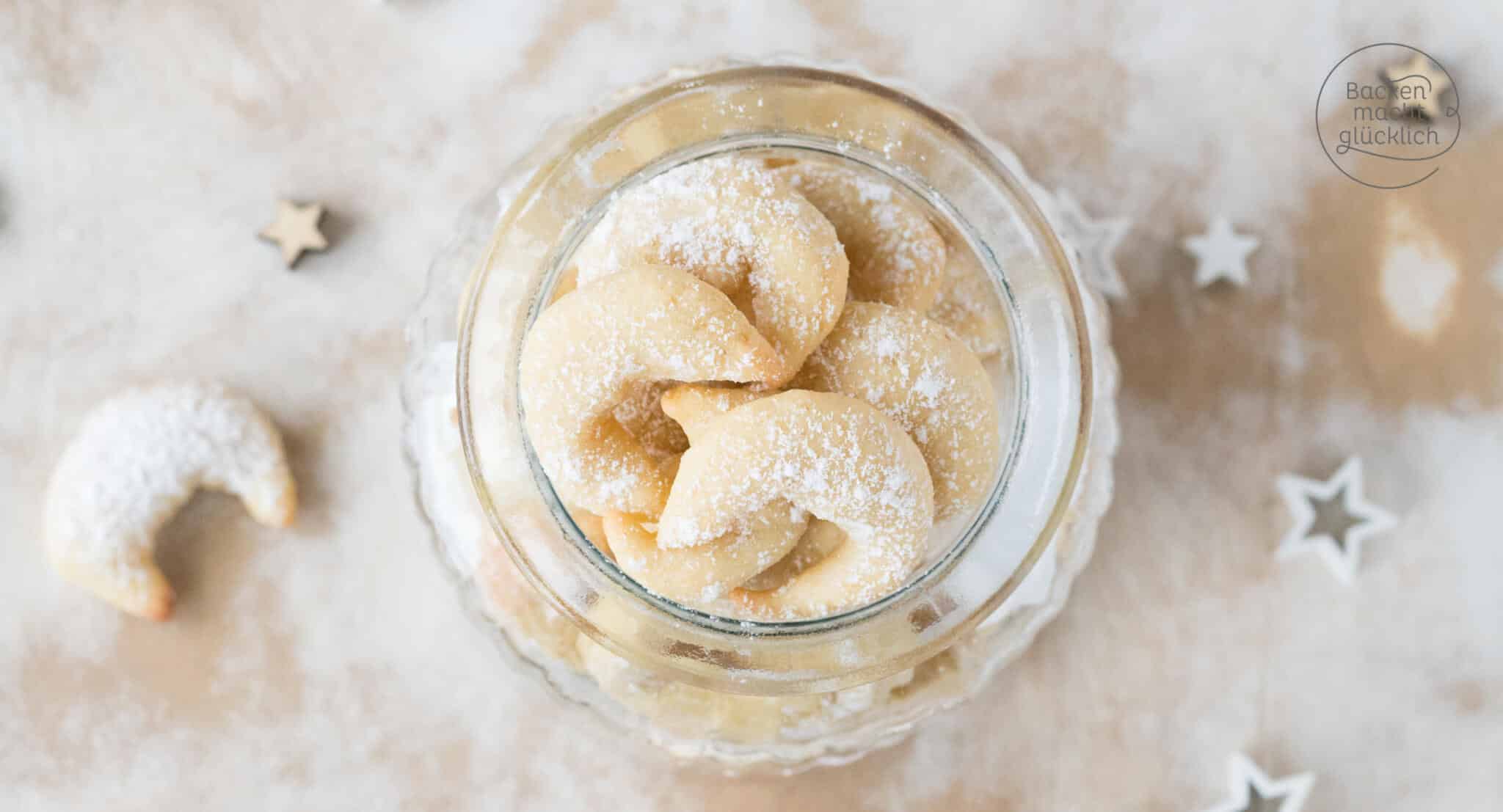 Fettarme Vanillekipferl ohne Zucker