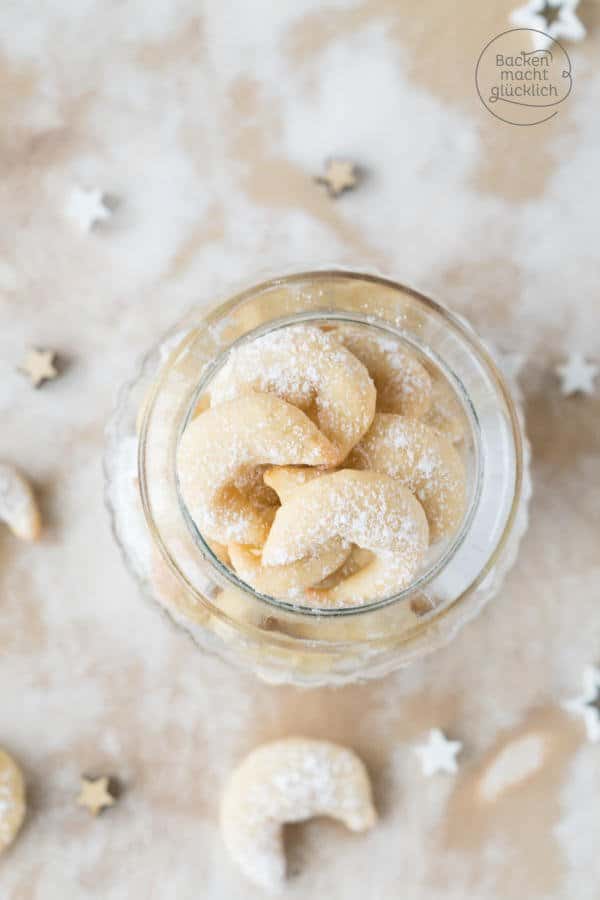 Tolle fettarme Vanillekipferl | Backen macht glücklich