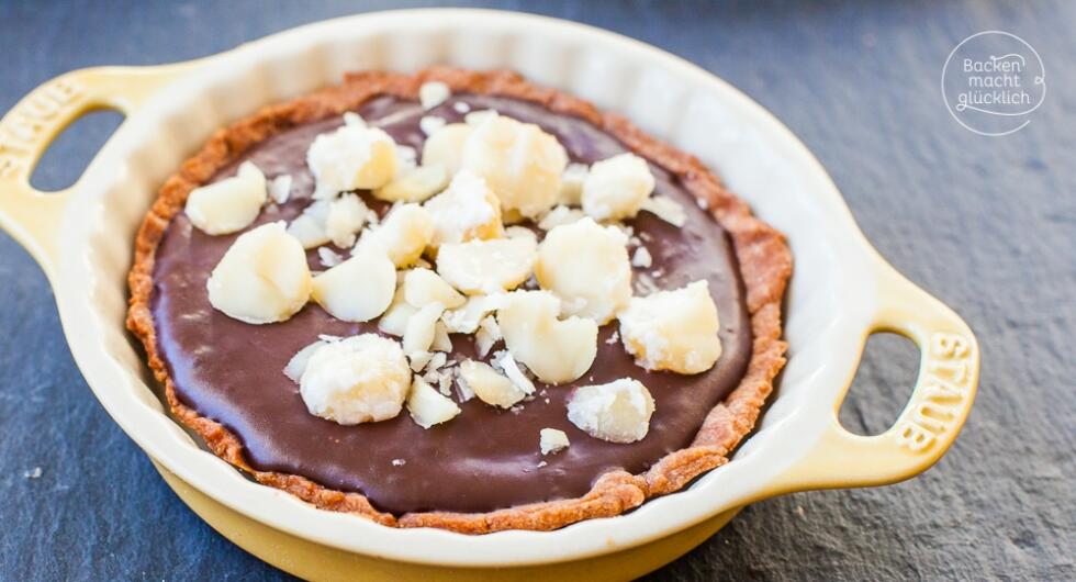 Schoko-Tartelettes mit Macadamias | Backen macht glücklich