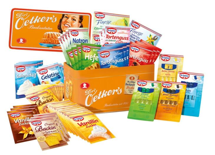 Dr.-Oetker-Schmuckdose-Backzutaten