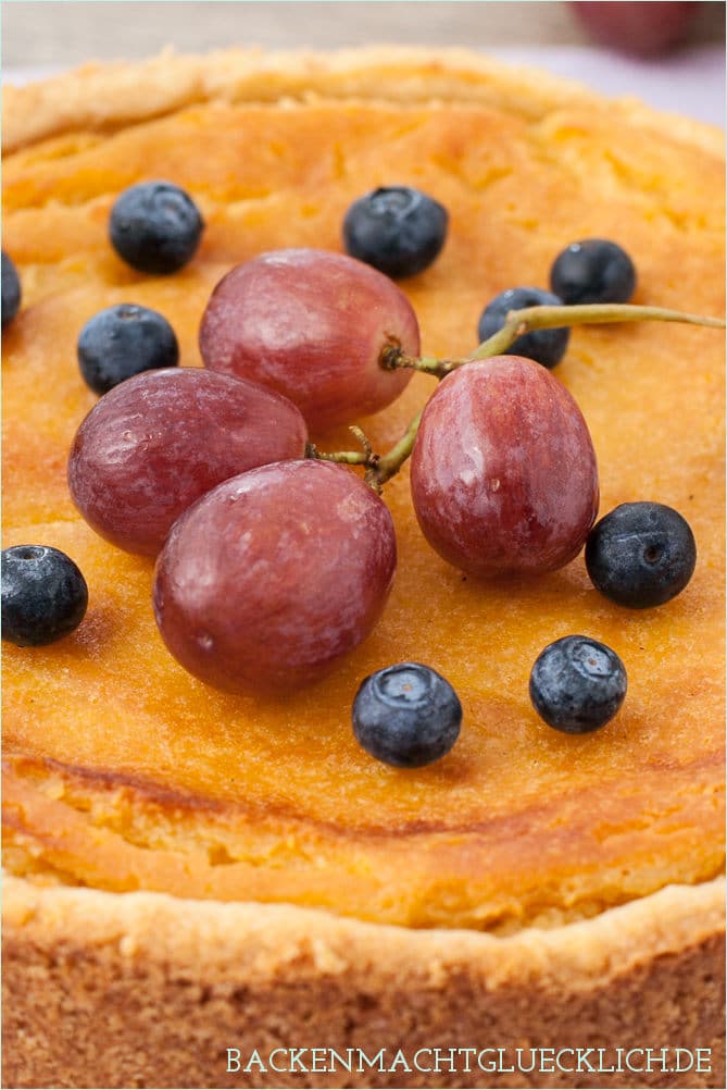 Backrezept veganer Kaesekuchen