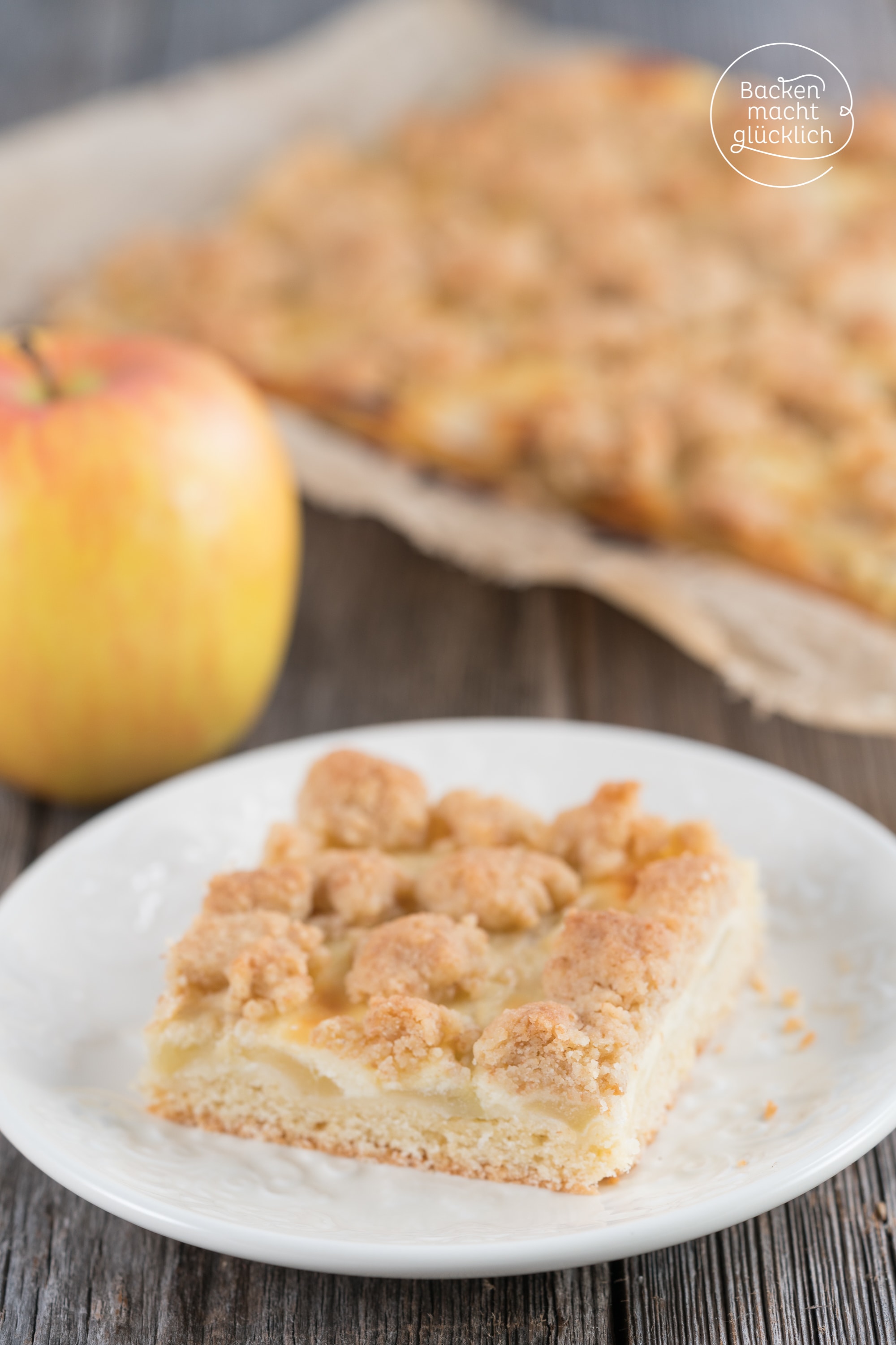 Apfel-Schmand-Kuchen mit Streuseln