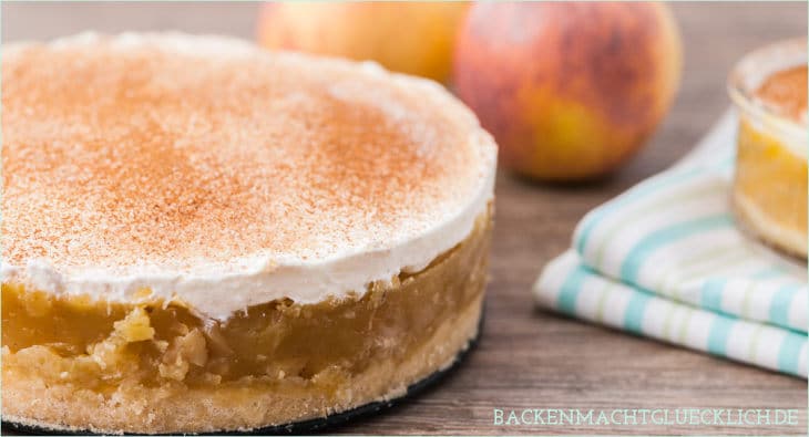 Apfelkuchenrezept: Apfel-Sahne-Torte | Backen macht glücklich