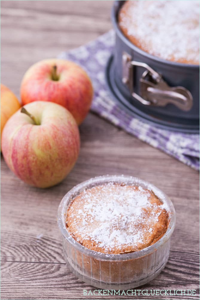 Gedeckter Apfelkuchen Mürbteig