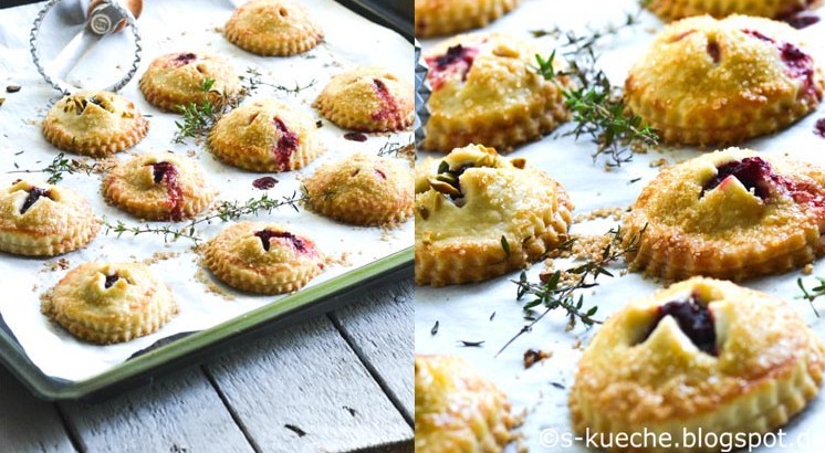 Pikante Hand Pies mit Ziegenkäse