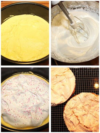 Baisertorte-backen-Collage 1