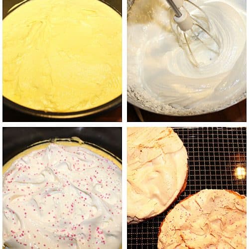 Baisertorte-backen-Collage 1