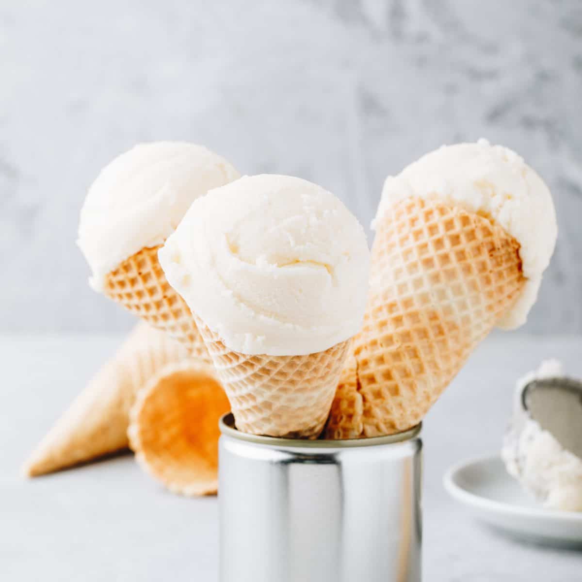 Vanilleeis einfaches Rezept