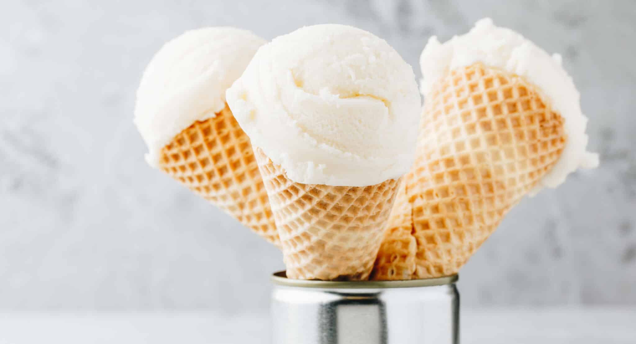 Vanille-Eis