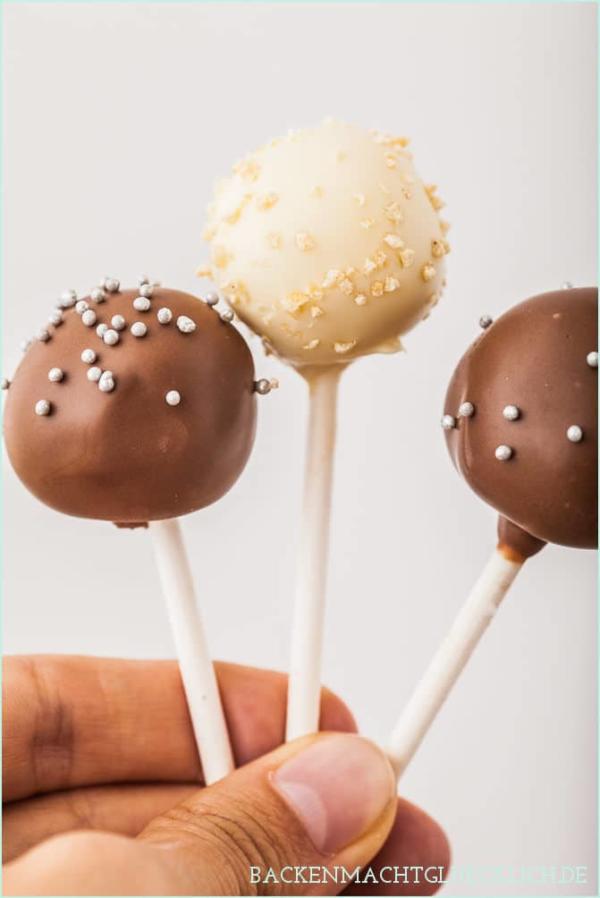 Kalorienarme, gesunde Cake Pops Backen macht glücklich