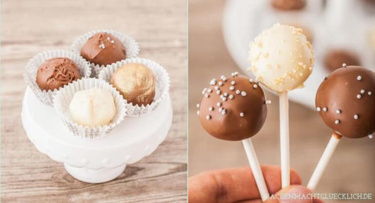 Kalorienarme, gesunde Cake Pops | Backen macht glücklich