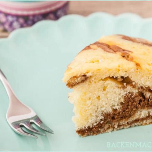 Zebrakuchen mit Sahne statt Butter | Backen macht glücklich