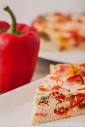 Vegetarischer Gemüsekuchen