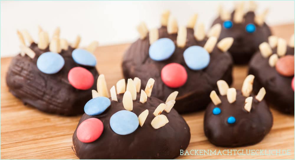 Schoko-Igel für Kinder | Backen macht glücklich