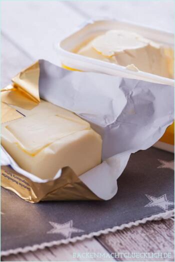 Margarine statt Butter Backen