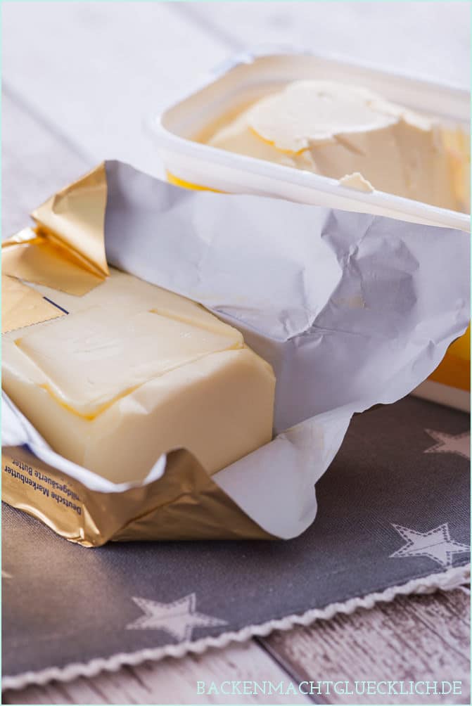 Margarine statt Butter Backen