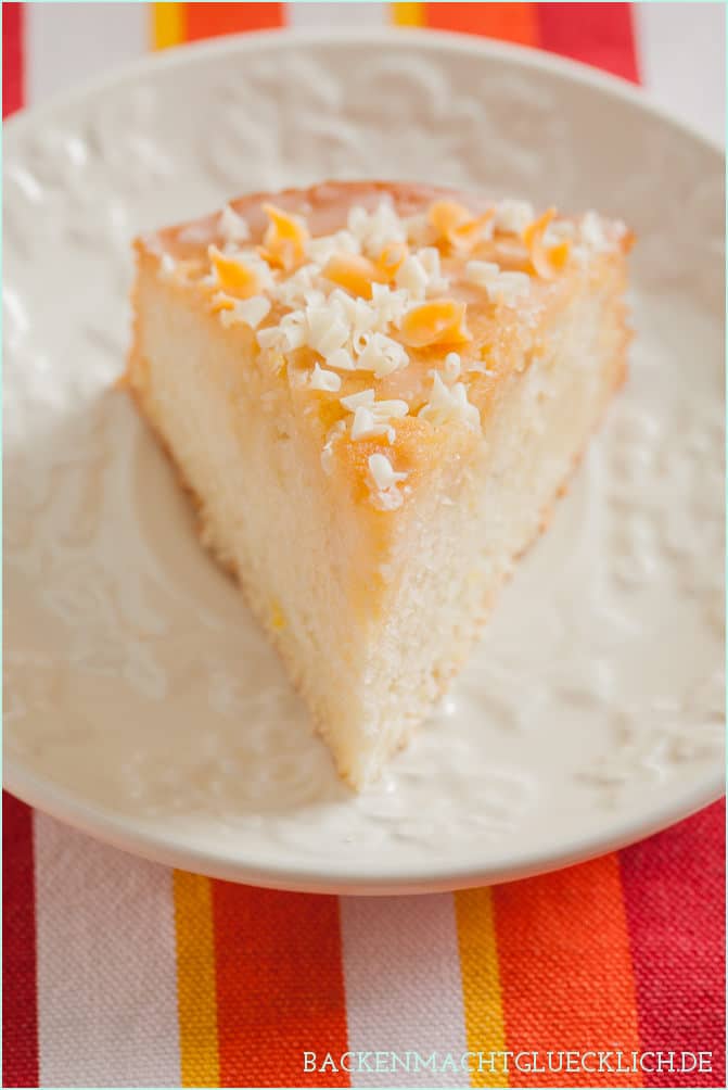 Getränkter Orangenkuchen