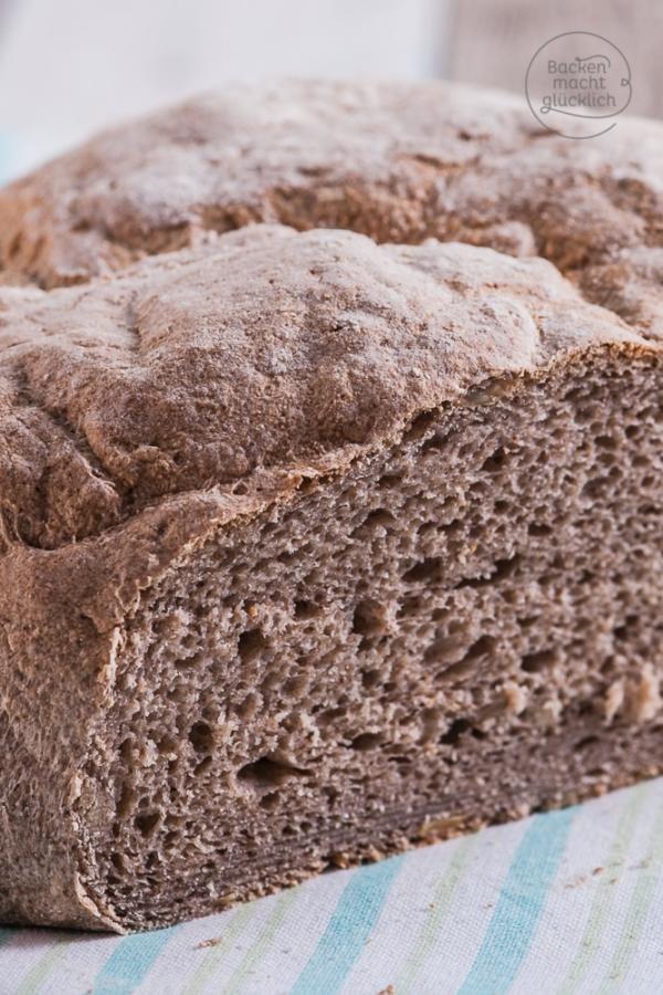 Einfaches glutenfreies Brot backen | Backen macht glücklich