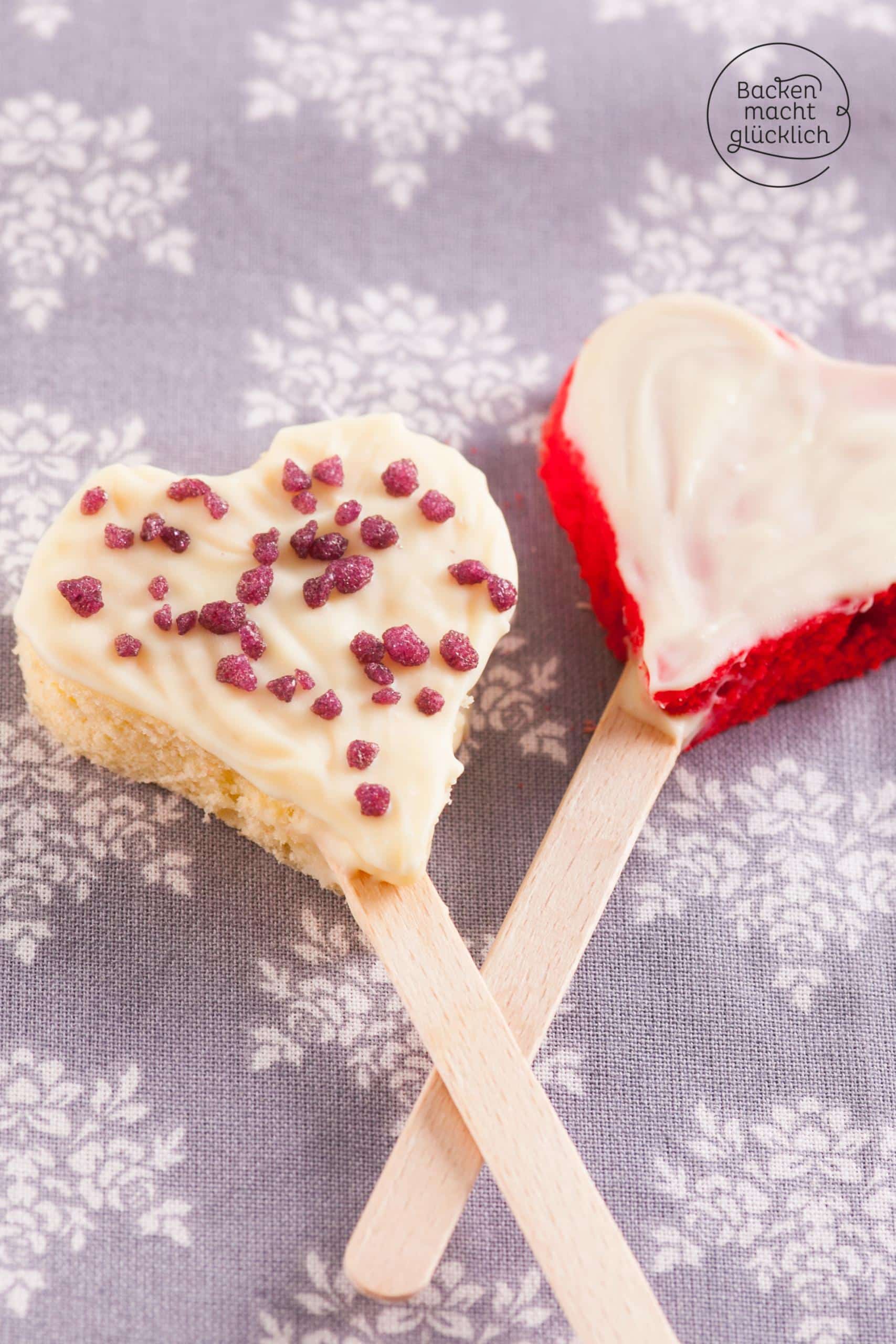 Herzkuchen Lollipop