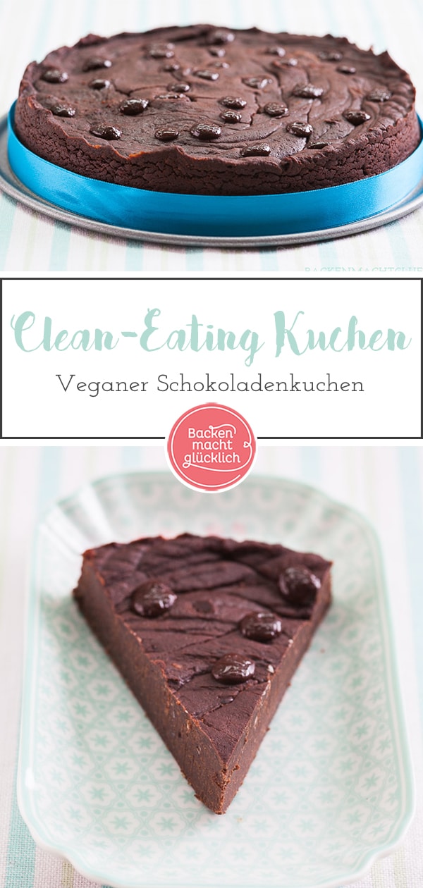 Genialer Clean-Eating-Kuchen: Dieser gesunde Schokokuchen ohne Mehl, Butter, Ei, Milch und Industriezucker schmeckt auch Veganern & Allergikern!