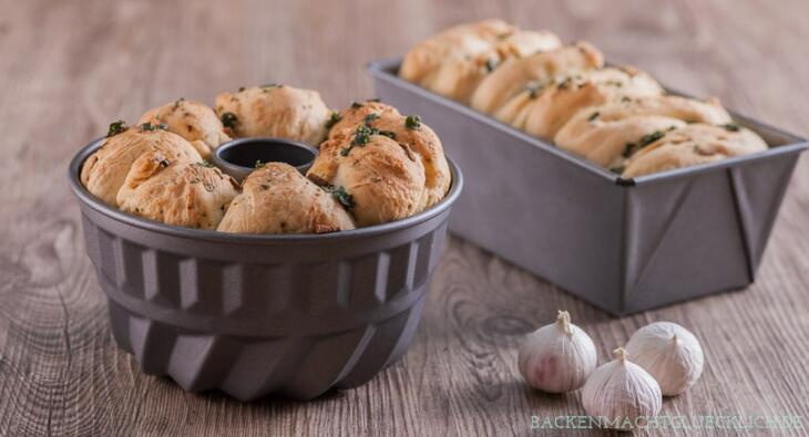 Knoblauchbrot Partybrot Pull-Apart-Bread