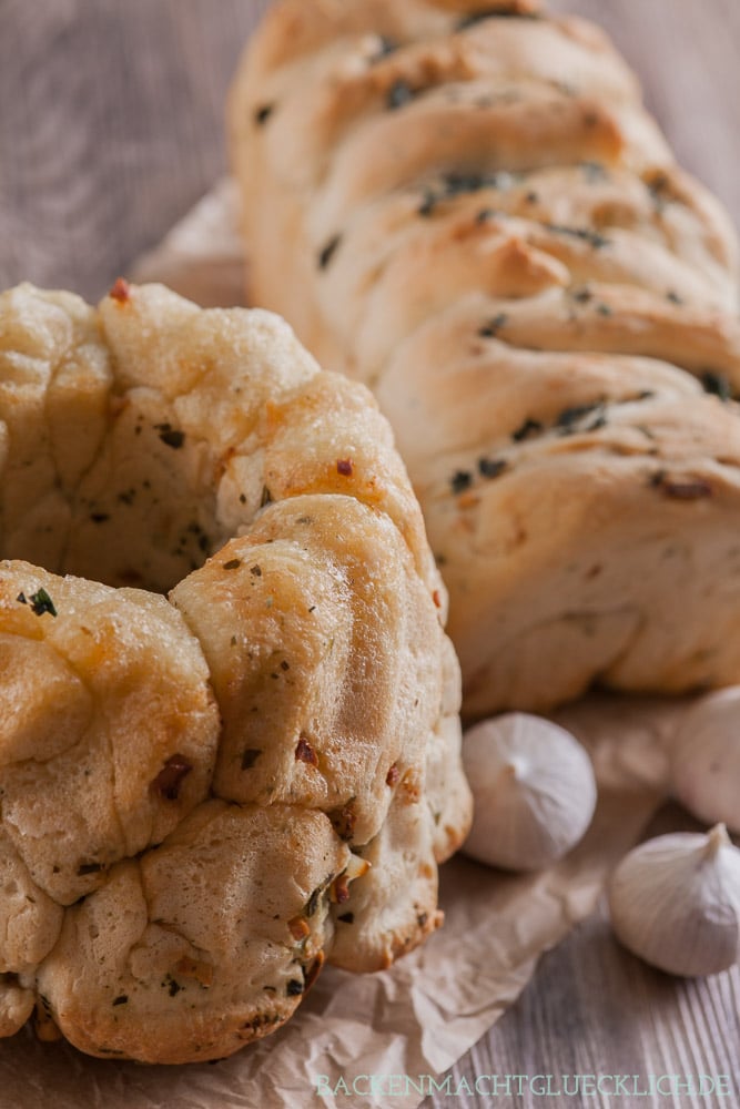 Herzhaftes Monkeybread Pull-Apart-Brot