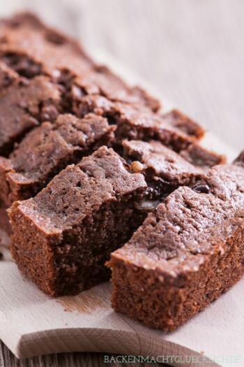 Backmischung im Glas für Schokokuchen