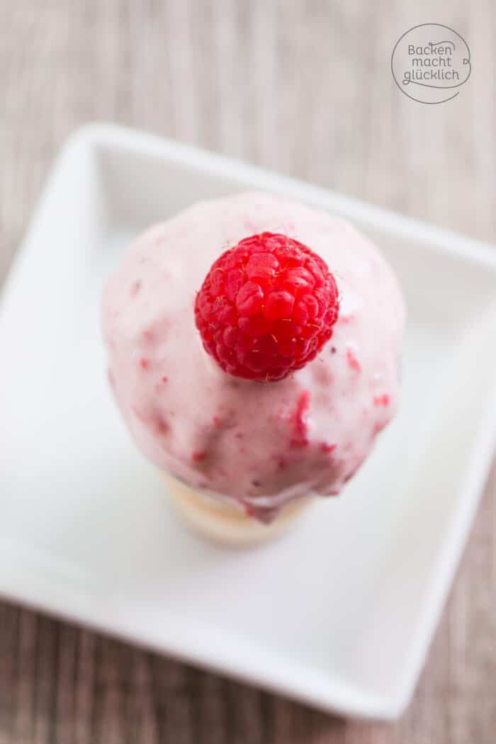 Himbeereis selber machen | Backen macht glücklich Himbeereis selber machen | Backen macht glücklich